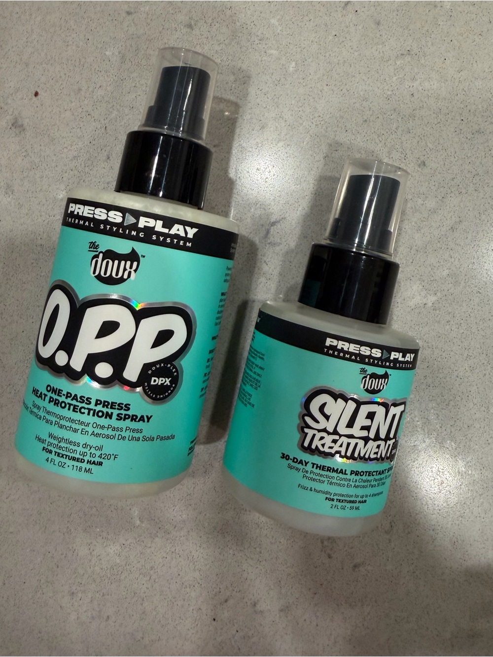 the doux O.P.P. & Silent Treatment Duo